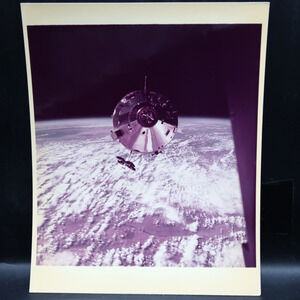 NASA Apollo 9 CSM Viewed From LM Press Photo 69-H-312 69-H-174 Vintage Space